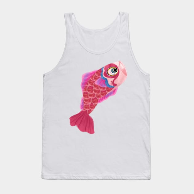 koinobori in pink by xoalsohanifa Tank Top by xoalsohanifa